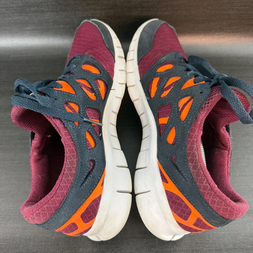 Nike Free Run 2 Womens size 9 Burgundy Maroon‎ DM8915-600 Running Athletic Shoes